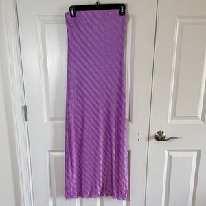 NWT Astr the Lable Plisse Tube Midi Dress Size Small